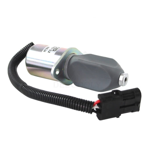 Shutoff Stop Solenoid 1753ES-12A6UC3B1S1 SA-3665-12 for Cummins Yanmar Kubota - KUDUPARTS