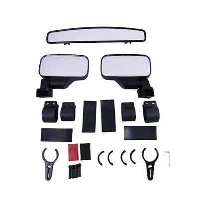 Side & Center Rear View Mirror FTVMI017 FTVMI012 for Can Am Commander Honda Talon 1000R 1000X UTV