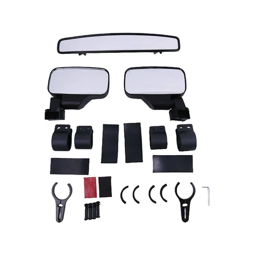 Side & Center Rear View Mirror FTVMI017 FTVMI012 for Can Am Commander Honda Talon 1000R 1000X UTV - KUDUPARTS