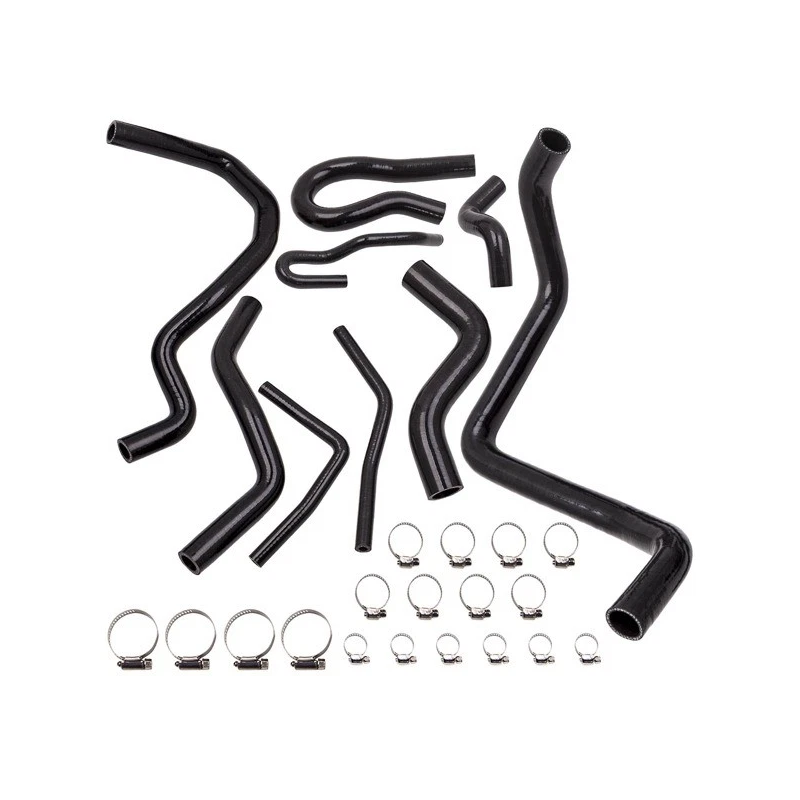 Silicone Radiator Heater Hose Kit LK-SH-D15D16 for Honda D15 D16 Engine Civic Sohc EG EK 1992-2000 - KUDUPARTS