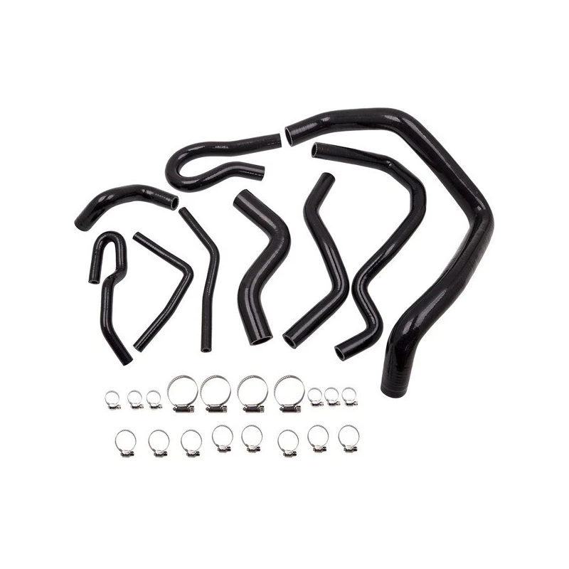 Silicone Radiator Heater Hose Kit LK-SH-D15D16 for Honda D15 D16 Engine Civic Sohc EG EK 1992-2000 - KUDUPARTS