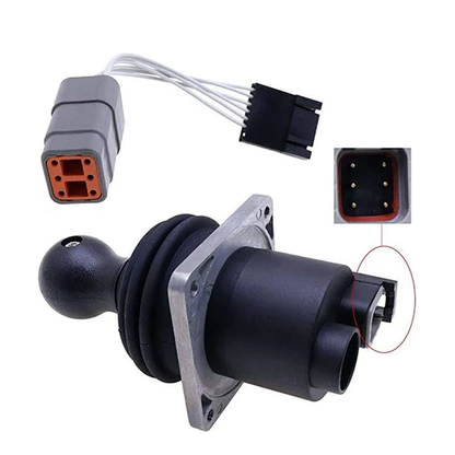 Single Axis Joystick Controller with Harness Adapter 111415GT for Genie Articulating Boom Lift Z-45 Z-6034 Z-8060