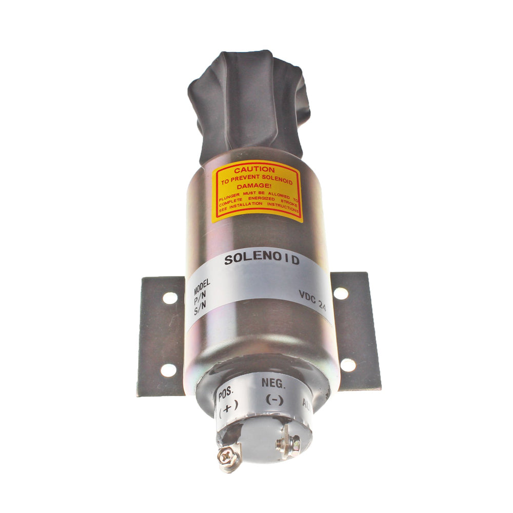 Stop Solenoid 04400-08801 0440008801 for Mitsubishi S12R Engine - KUDUPARTS