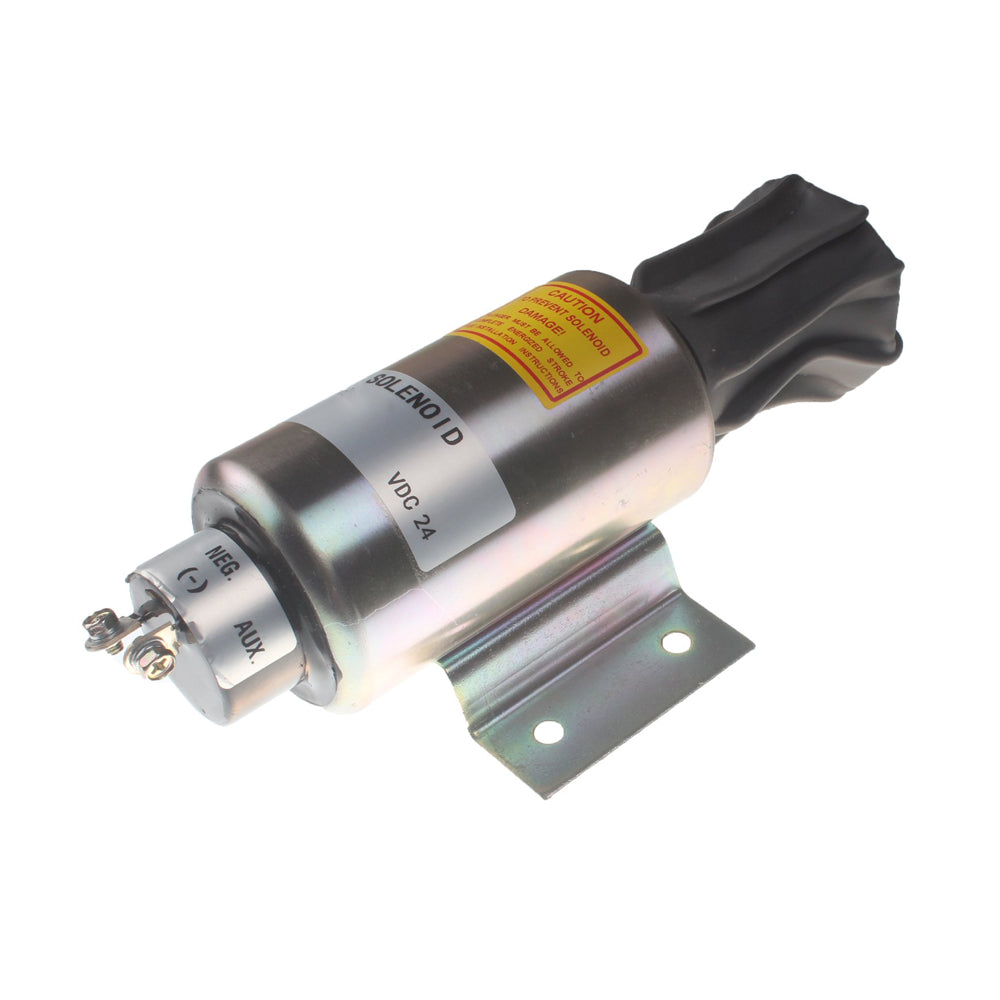 Stop Solenoid 04400-08801 0440008801 for Mitsubishi S12R Engine - KUDUPARTS