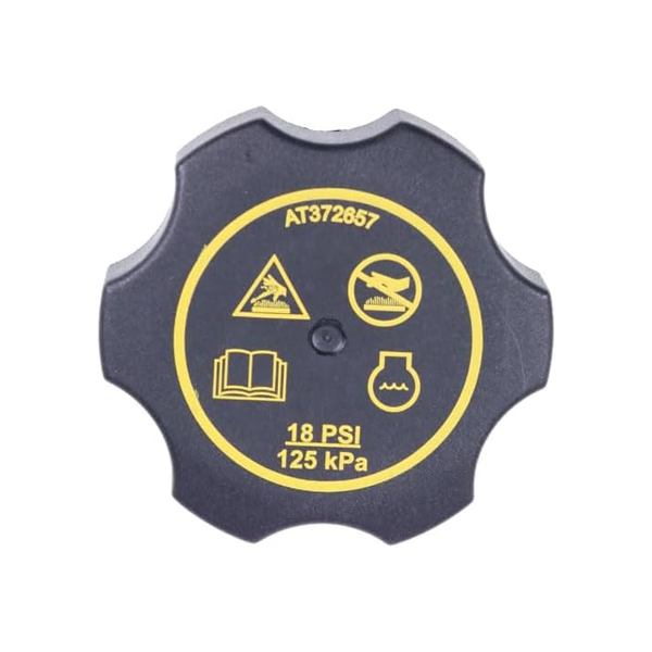 Surge Tank Filler Cap AT372657 for John Deere Engine 3029 4045 6068 6090 Motor Grader 620G 622G 670G 672G 870G 872G