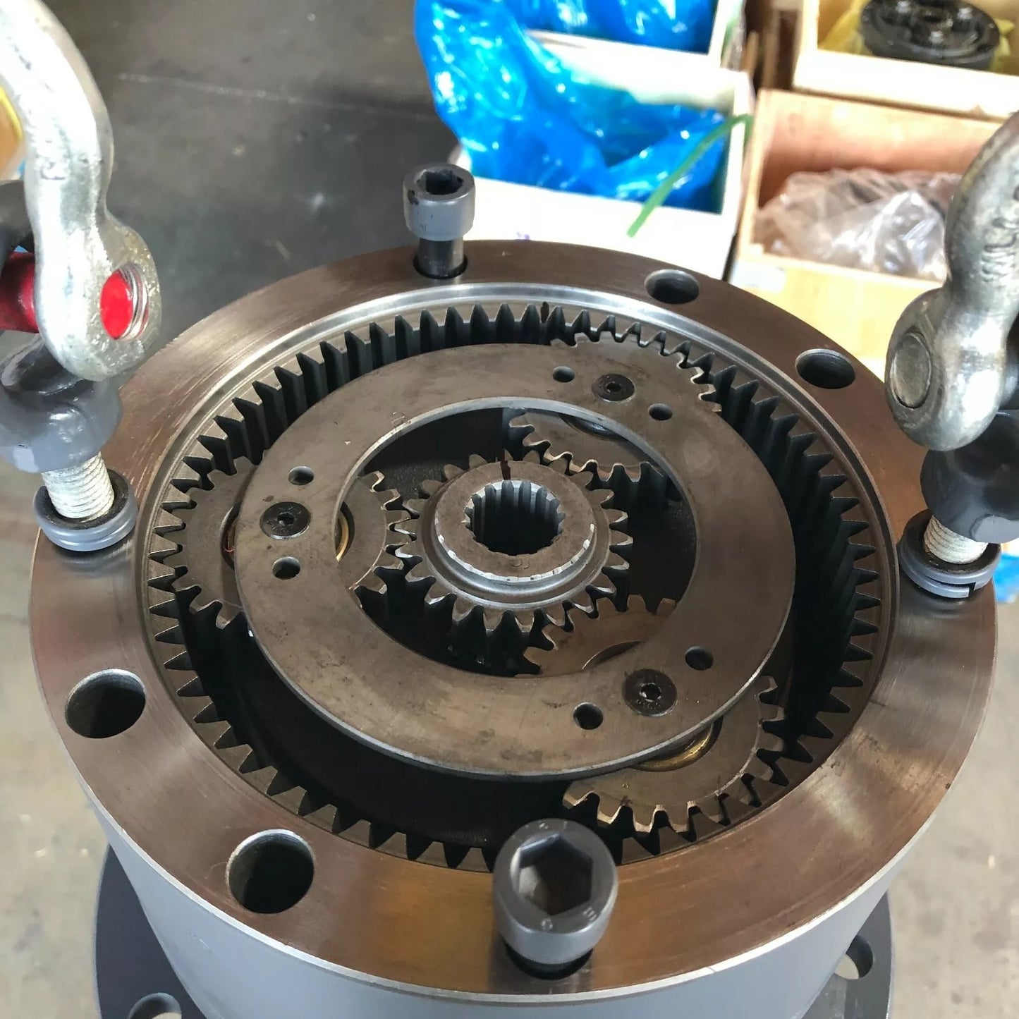 Swing Reduction Gearbox Assembly 4445648 for John Deere Excavator 80C