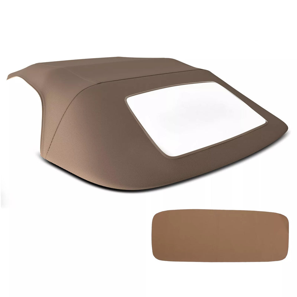 Tan Convertible Soft Top With Plastic Window CHE5156165 CHE5412-04654-00 for Chevrolet Corvette