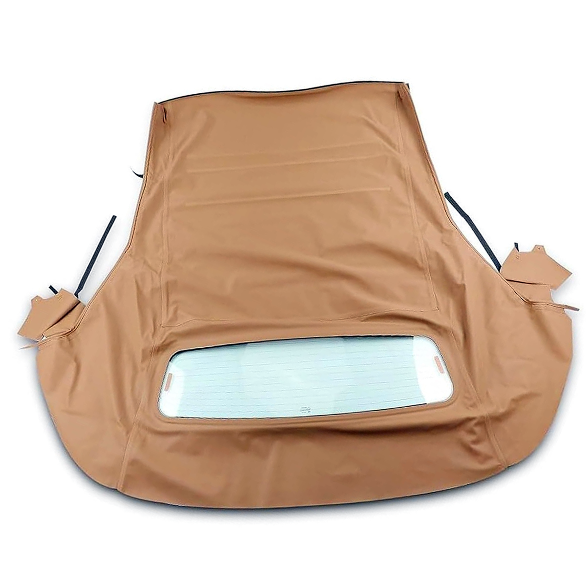Tan Convertible Soft Top w DOT Approved Glass Window FOR05-565 for Ford Mustang 2005-2014 - KUDUPARTS