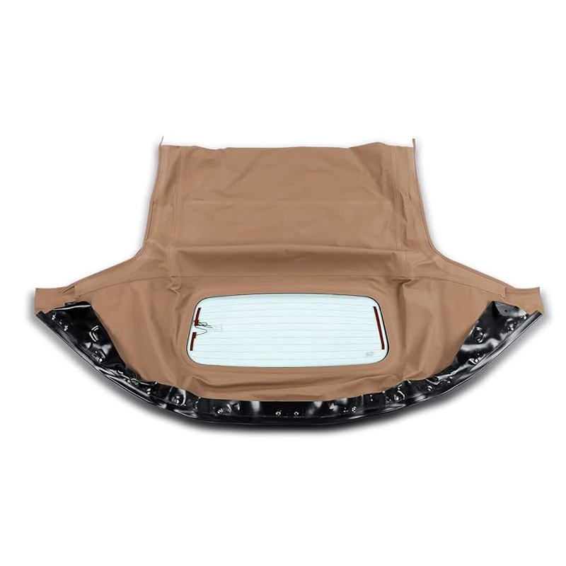 Tan Convertible Soft Top w DOT Approved Glass Window MA133-2993T for Mazda Miata 1990-2005 - KUDUPARTS