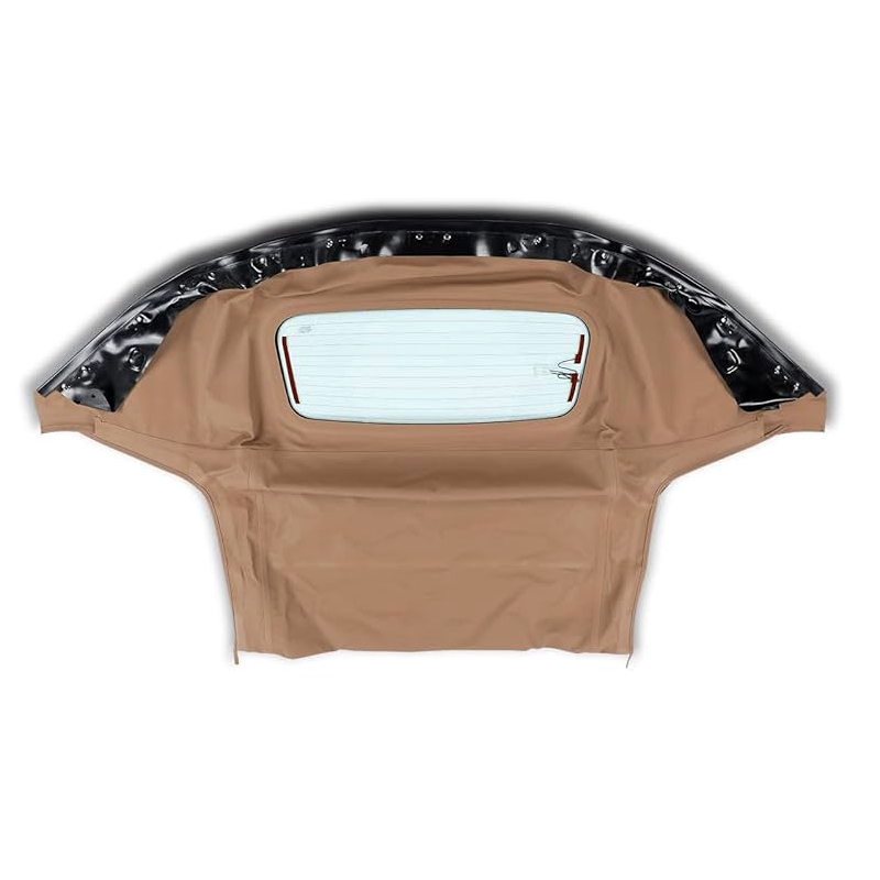 Tan Convertible Soft Top w DOT Approved Glass Window MA133-2993T for Mazda Miata 1990-2005 - KUDUPARTS