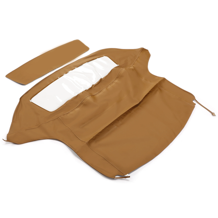 Tan Convertible Soft Top wDOT Approved Plastic Window 25-656165 for BMW Z3 1996-2002 - KUDUPARTS