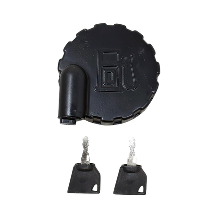 Tank Cap with 2 Keys 123/05892 331/33064 701/45501 for JCB 3CX 2CX 2CXSL 4CX444 - KUDUPARTS
