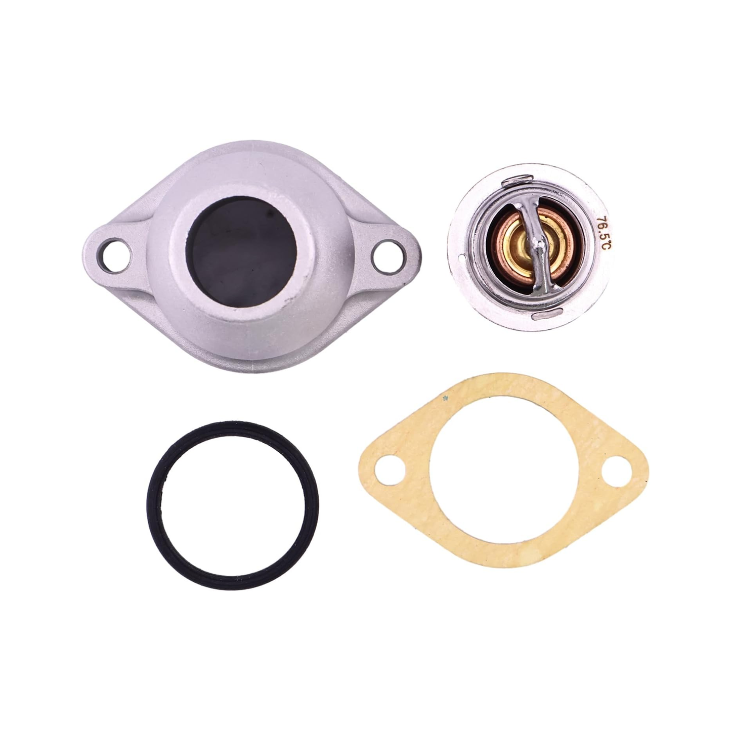 Thermostat Kit & Water Outlet Pipe 8971606540 8943259561 8971690151 for John Deere Excavator 27ZTS 35ZTS