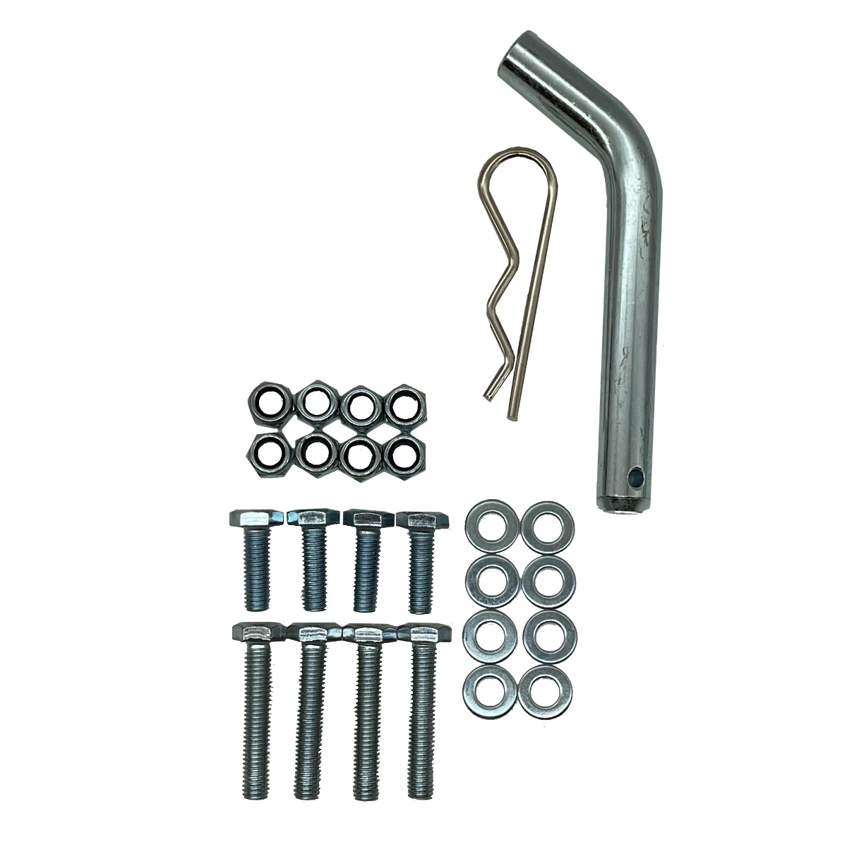 Trailer Hitch Kit with Receiver for Club Car Precedent Golf Cart 2004-up not fit carts with rear seats or DS models