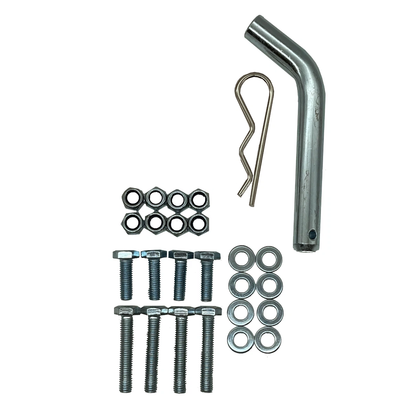 Trailer Hitch Kit with Receiver for Club Car Precedent Golf Cart 2004-up not fit carts with rear seats or DS models