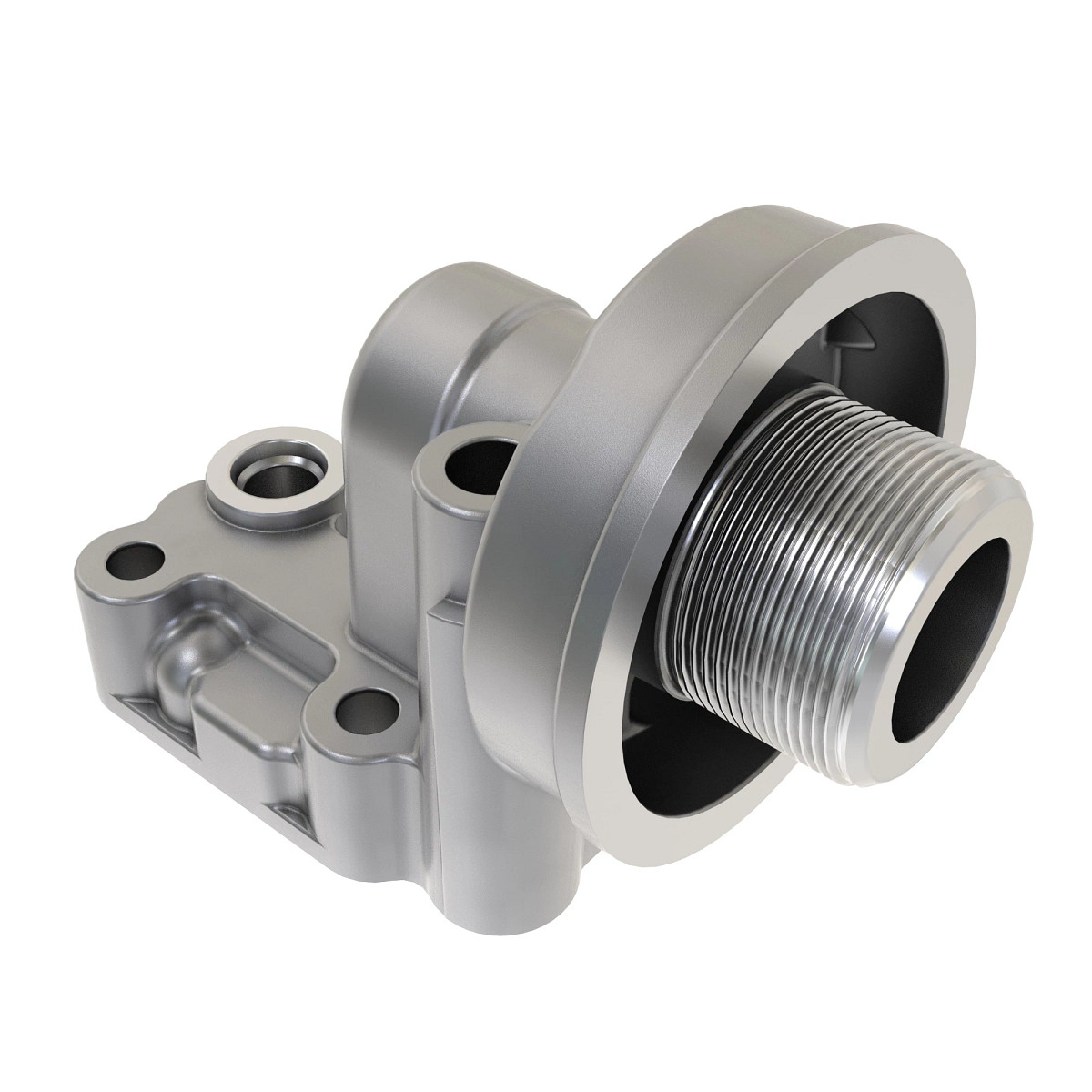 Transmission Oil Filter Housing R555743 for John Deere Engine 4039 4045 6068 6081 Tractor 5090R 5100R 5720 6020 6105R 6110R 6130R 6140R 6155R 6930 PREMIUM - KUDUPARTS