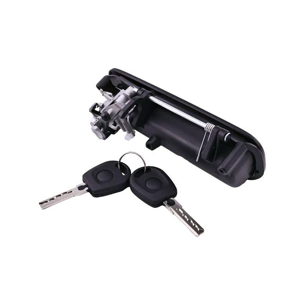 Trunk Switch Boot Tailgate Release Handle with Lock 1J6827565A 1J6827565B for Volkswagen Golf 2002-2006 - KUDUPARTS
