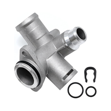 Turbo Engine Coolant Flange Water Thermostat Housing 06D121132C for Audi A4 Quattro 2005-2009