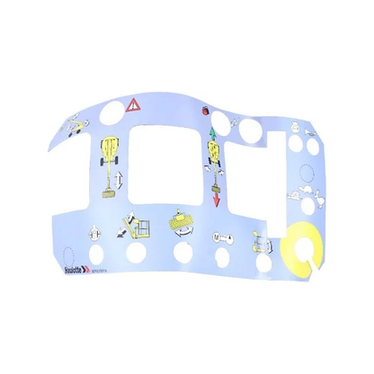 Upper Control Box Decal 307P204060 for Haulotte Boom Lift H14TX H16TPX H21TPX H23TPX H25TPX HB68J HB76J