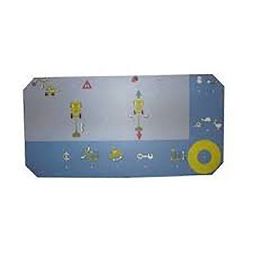 Upper Control Box Decal 307P217570 for Haulotte Boom Lift H21TX HB62 H23TPX HB68J H25TPX HB76J - KUDUPARTS