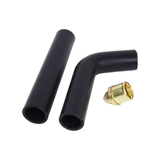 Upper & Lower Radiator Hose Thermostat Kit 2N8260 312588 B2NN8575A for Ford New Holland Tractor 9N 8N 2N - KUDUPARTS