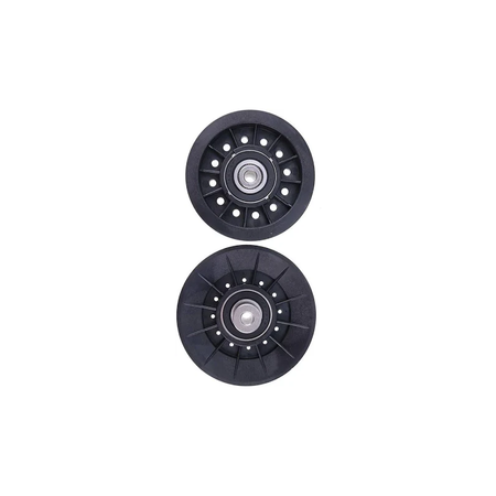V-Idler Pulley Set AM134501 AM134502 for John Deere X300 X304 X310 X320 X324 X330 X340 X350 X354 X370 X380 X384 X390 X394 X584 - KUDUPARTS