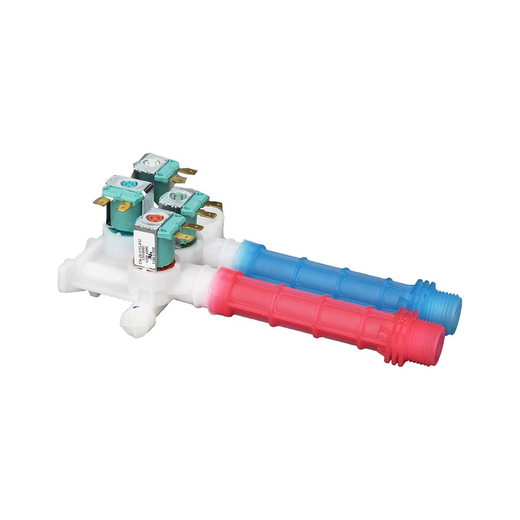 Washer Water Inlet Valve 134637810 for Electrolux Frigidaire FAFS4272LW0 FAFS4473LW0 FAFS4272LA0 Kenmore 41741100000 41741101000 - KUDUPARTS