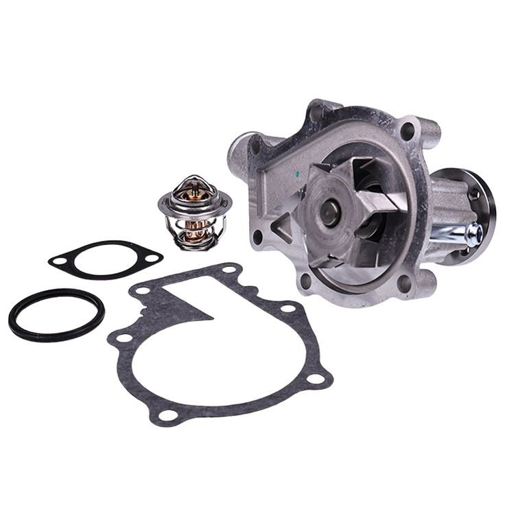 Water Pump 16251-73034 and Thermostat With Gasket 15531-73011 15531-73270 for Kubota Engine V1505 V1305 D905 D1005 D1105 - KUDUPARTS