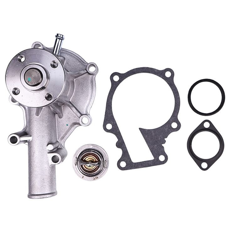 Water Pump 16251-73034 and Thermostat With Gasket 15531-73011 15531-73270 for Kubota Engine V1505 V1305 D905 D1005 D1105 - KUDUPARTS