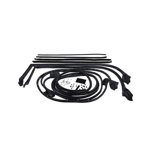 Weatherstrip Seal Kit Door Window Sweep Roofrail Trunk ‎AM-801002277 for Chevrolet 1970-1981 Camaro with Decor Trim Pontiac Firebird with Decor Trim - KUDUPARTS
