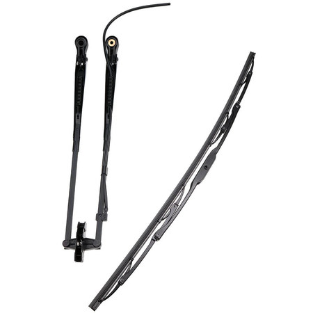 Windshield Wiper Arm & Blade 7188371 & 7188372 for Bobcat T110 T140 T180 T190 T200 T250 T300 T320 - KUDUPARTS