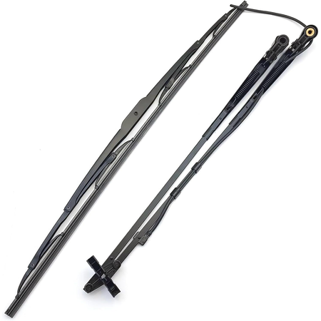 Wiper Arm Blade Kit 84347625 84347514 for New Holland L225 L223 L230 C227 C232 L213 C238 L215 L218 L216 L220 - KUDUPARTS