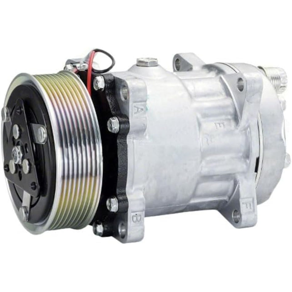 SD7H15 A/C Compressor 84058795 for New Holland LM9.35 LM6.35 LM7.35 LM7.42 LM6.32 CR920 CR940 CX840 - KUDUPARTS