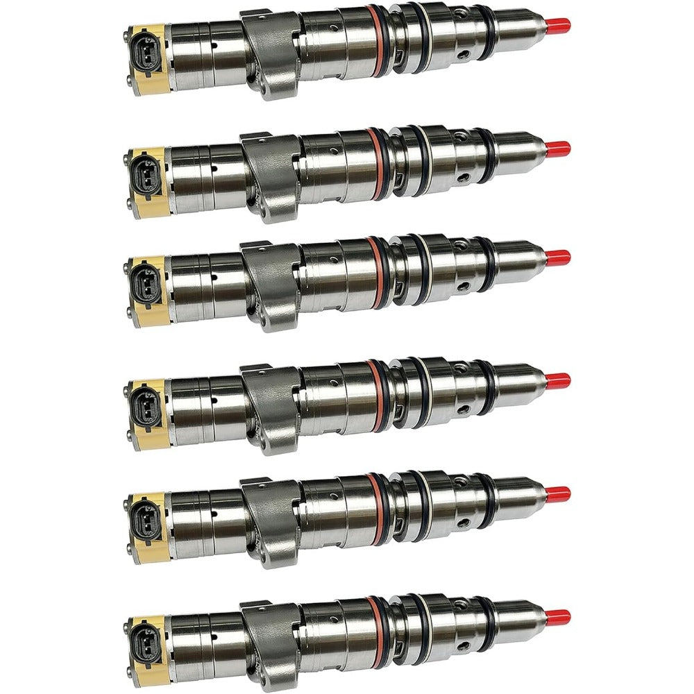 6 Pcs Fuel Injector 10R-4761 295-1408 for Caterpillar CAT Engine C7 - KUDUPARTS