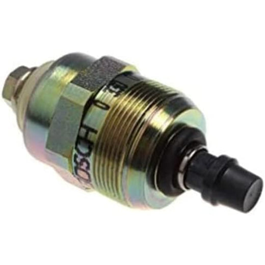 24V Fuel Shut-Off Solenoid Valve 79082108 42547161 for New Holland FW90 LW110 E215B - KUDUPARTS