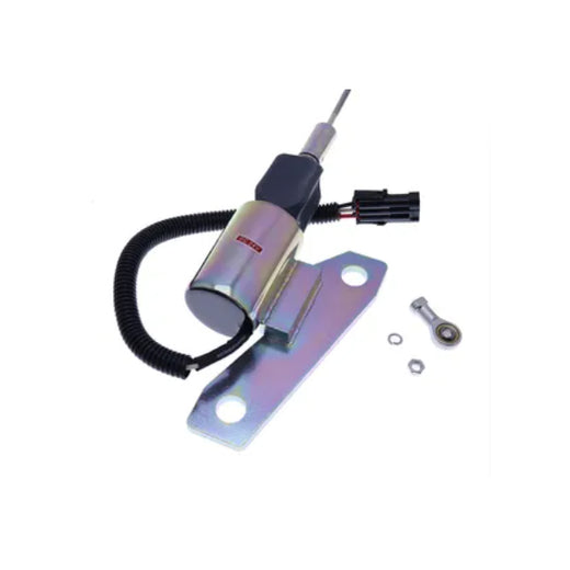 24V Fuel Shut Off Solenoid 5267132 3991625 for Cummins 6BT 5.9L Engine Hyundai R200-5 R210-7 R225-7 R335-7 Excavator - KUDUPARTS