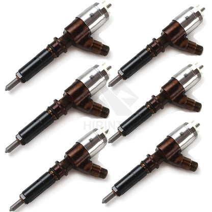 6 Pcs Fuel Injector 310-9067 for Caterpillar CAT Engine C6.6 Excavator E320D - KUDUPARTS