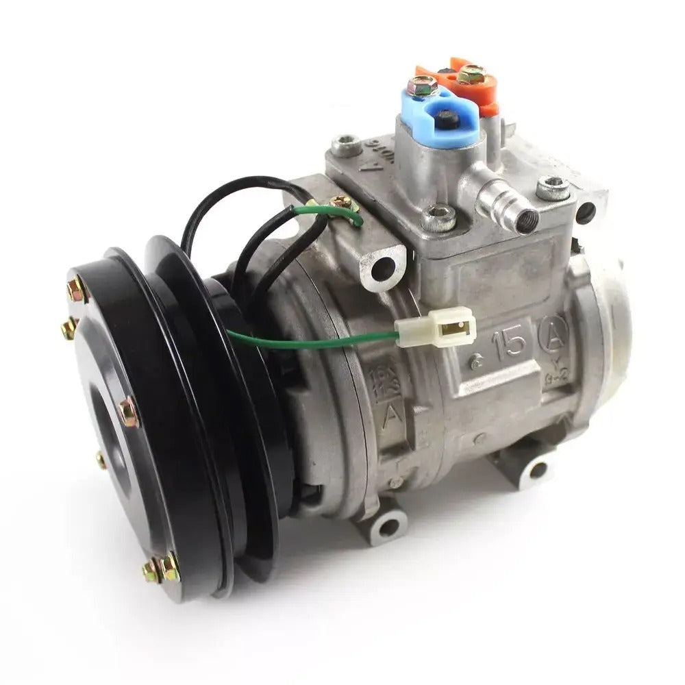 10PA15C A/C Compressor ND447200-0246 for Komatsu WA100-3 WA120-3 WA150-3 WA180-3 WA200-3 WA250-3 WA300-3 WA320-3 WA350-3 WA380-3 WA400-3 WA450-3 - KUDUPARTS
