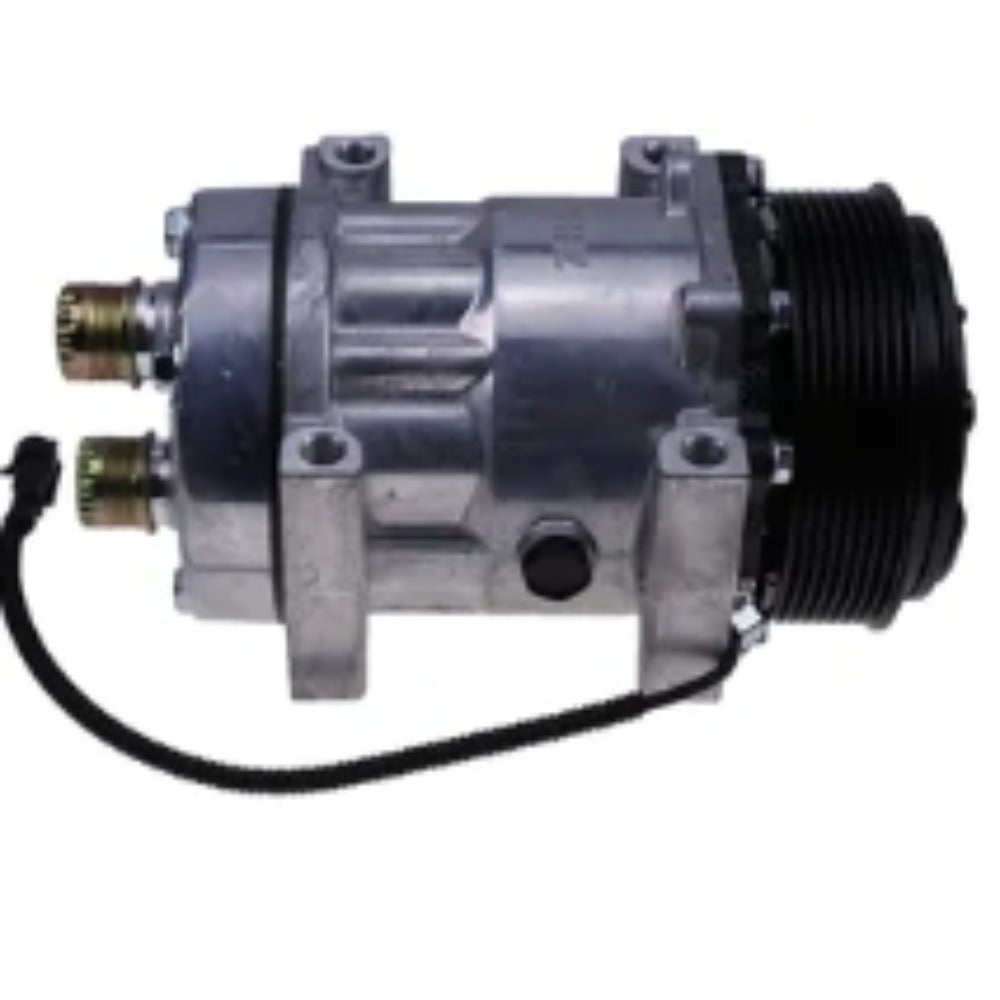 SD7H15 A/C Compressor 8500795 for New Holland Wheel Loader W130B LW170.B W170B W190B - KUDUPARTS