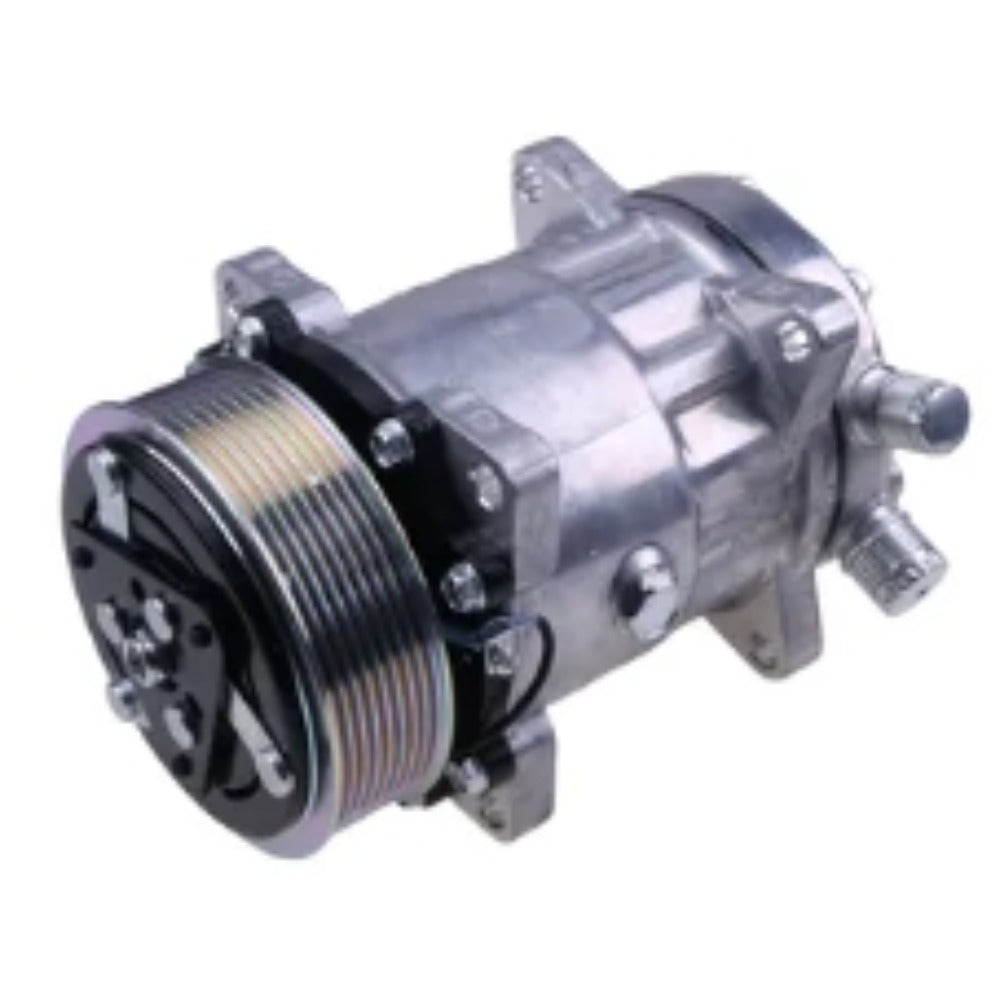 SD7H15 A/C Compressor 82016158 for Ford New Holland Tractor 8160 8340 8360 8560 TM115 TM120 TM125 TM130 TV140 TV145 - KUDUPARTS