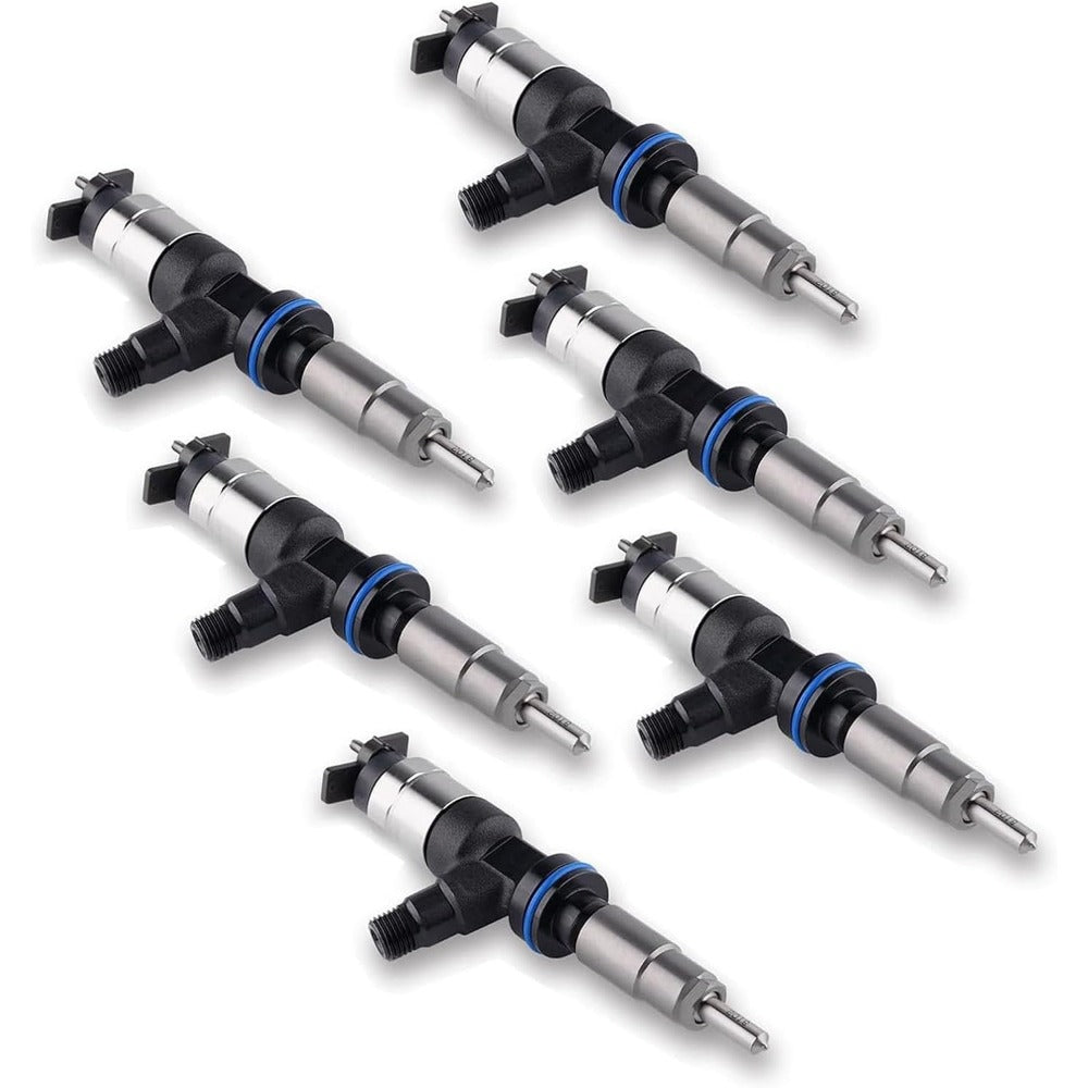 6 Pcs Fuel Injector 370-7281 for Caterpillar CAT Engine C7.1 Excavator 336 - KUDUPARTS