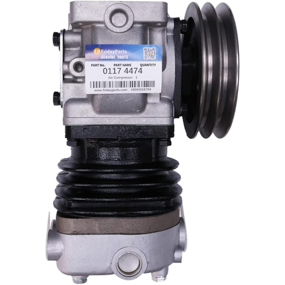 Air Compressor 0117 4474 for Deutz Engine BF8L513 BF10L513 F12L413F - KUDUPARTS
