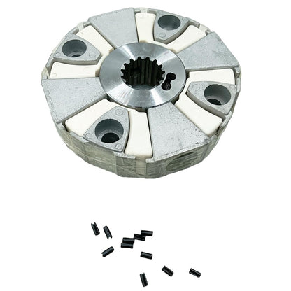 110H Coupling Assembly With Hub 4191663 for Hitachi Excavator EX300 EX300-5 EX300LC-3 EX310H-3C EX350K-5 EX370HD-5 ZX330 ZX350K - KUDUPARTS