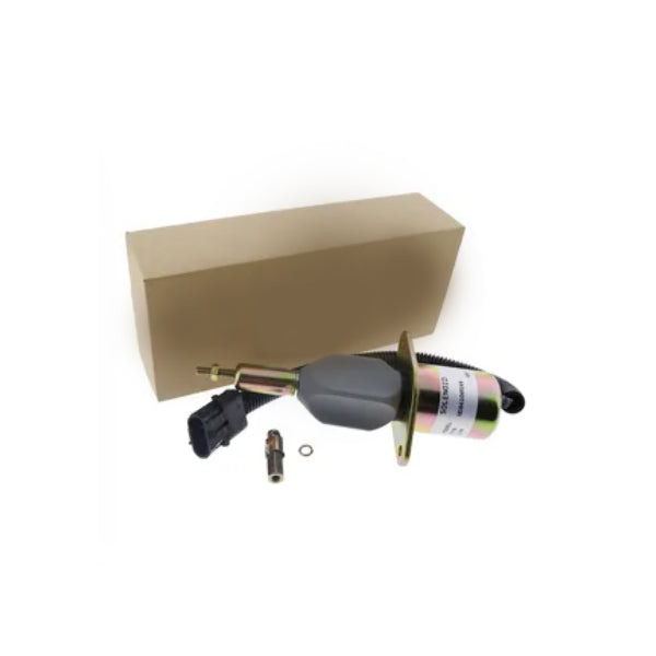 24V Fuel Shut Off Solenoid 3928161 SA-4293-24 for Cummins Engine 6CT 6BT Hyundai HL760 R290LC-3 - KUDUPARTS