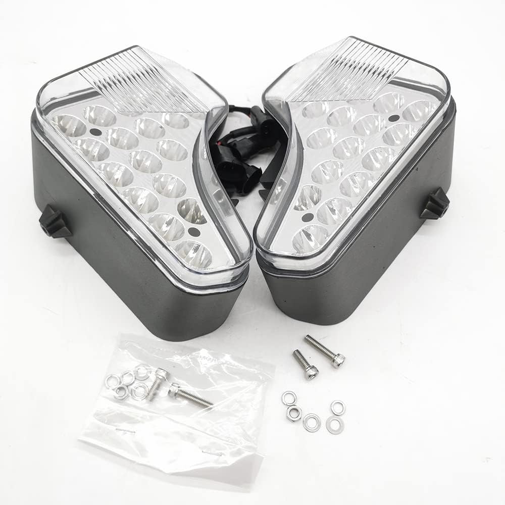 LED Headlight Kit 7251341 7251340 Compatible with Bobcat A770 S450 S510 S530 S550 S570 S590 S595 S630 S650 S740 S750 S770 S850 T450 T550 T590 T595 T630 T650 T740 T750 T770 T870 - KUDUPARTS