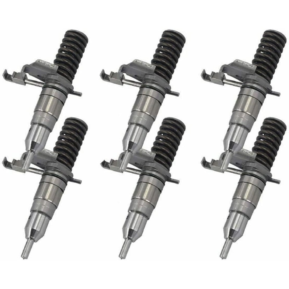 6PCS Fuel Injector 127-8205 0R-8479 for Caterpillar CAT Engine 3114 Wheel Loader 910F 910E - KUDUPARTS