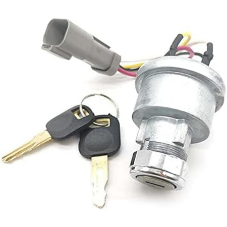 110-7887 467-8535 47031 Ignition Switch with 2 Keys for CAT Caterpillar 906H 906H2 906K 906M 415 415F2 IL 416 416F2 420 420XE D5R2 D6K D6K2 D6N 216B3 226B3 226D 226D3 232D 232D3 236B3 - KUDUPARTS