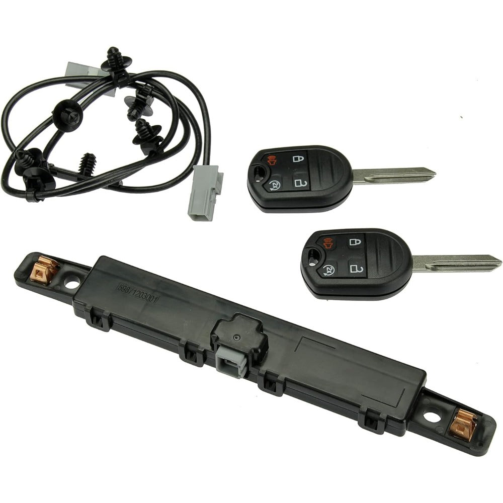 Remote Start Switch Kit With 2 Keys BC3Z-19G364-A for Ford Truck F-150 2011-2014 F-250 F-350 2011-2016 - KUDUPARTS