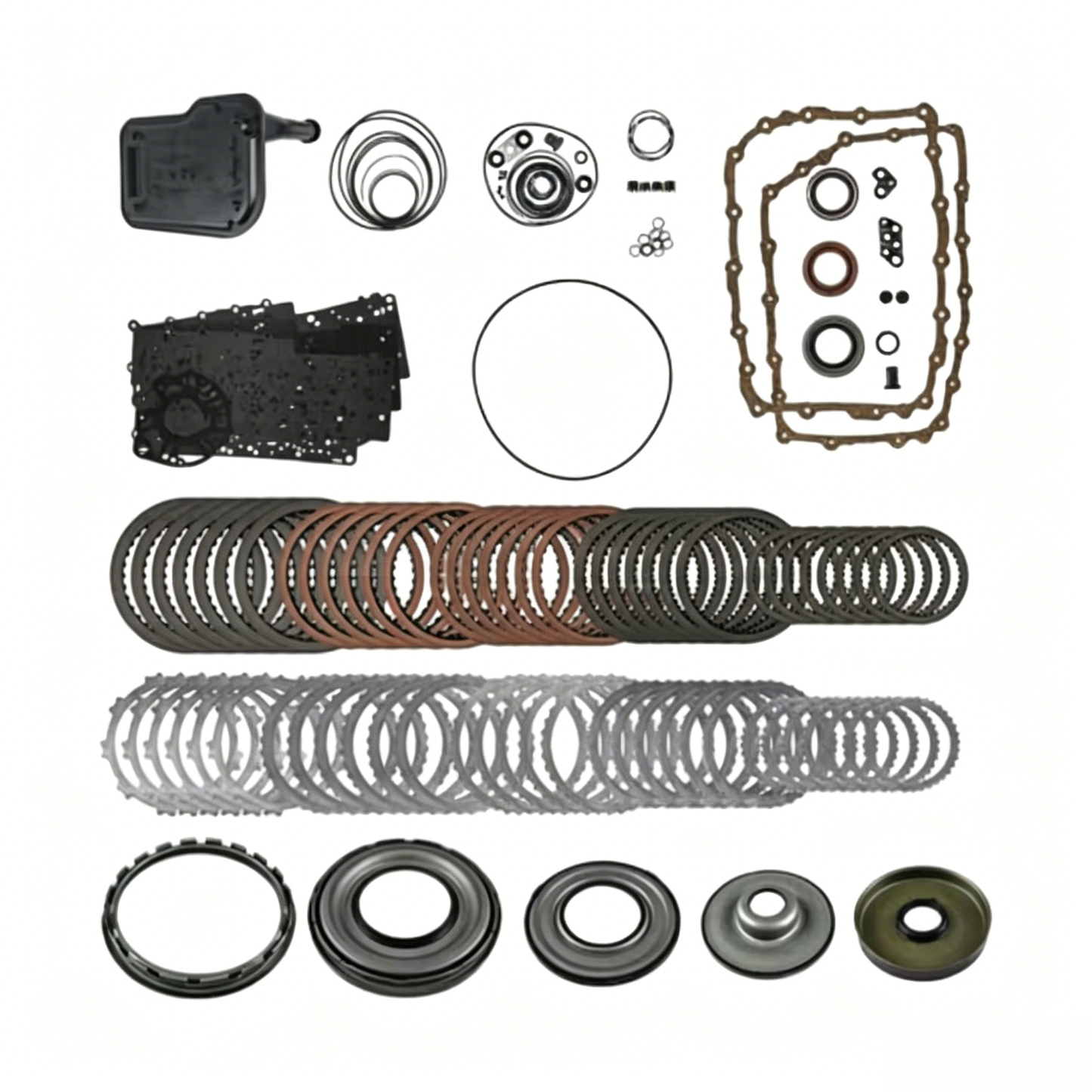 Transmission Master Rebuild Kit With Steel Friction & Filter for GM 6L80 2007-UP