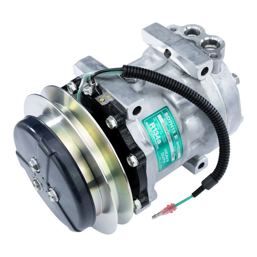 SD5H11 A/C Compressor 47741863 84321962 for New Holland L218 L220 CASE SR175 SV185 Skid Steerr Loader - KUDUPARTS